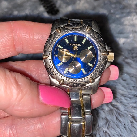 Fossil Other - Mens fossil blue watch GUC